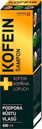 KOFEIN šampon podpora růstu vlasů cemio
