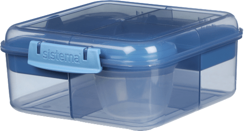 Potravinový box, objem 1,25 l, modrá sistema