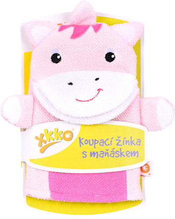 koupací žínka s maňáskem xkko