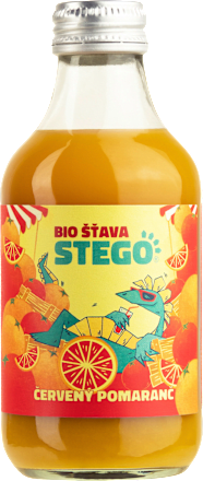 Bio Šťava Červený pomaranč STEGO