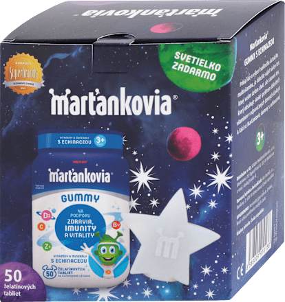 Darčekové balenie marťankovia s echinaceou + svetielko Marťankovia