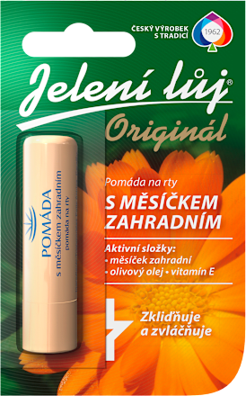 Originál pomáda na rty s měsíčkem zahradním Jelení lůj