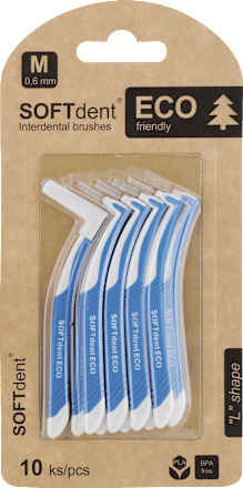 Medzizubné kefky ECO friendly M 0,6 mm SOFTdent
