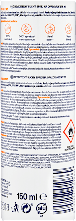 sun neviditelný suchý sprej na opalování Coconut Love SPF30 Astrid