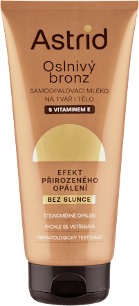 sun samoopalovací mléko Astrid