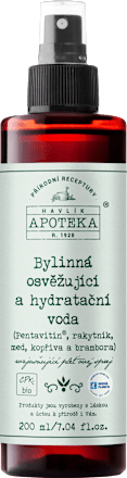 bylinná osvěžující a hydratační pleťová voda HAVLÍK APOTEKA