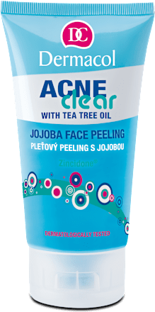 Pleťový peeling Acne Clear s Tea Tree olejom a jojobou Dermacol