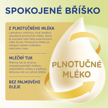 pokračovací mléčná kojenecká výživa 2 Sensitive 12m Sunar