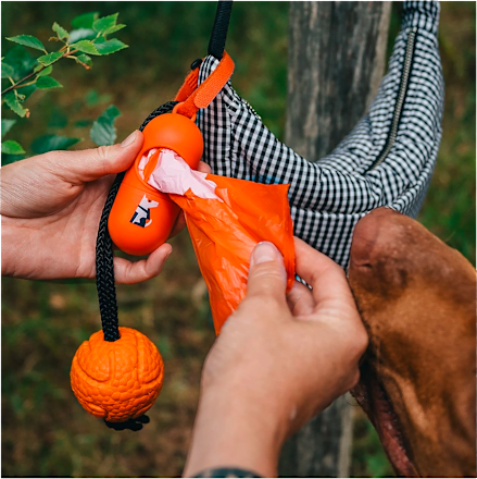 Zásobník na vrecká s 1 rolkou Eko ExBags  THE EXPLORER DOG