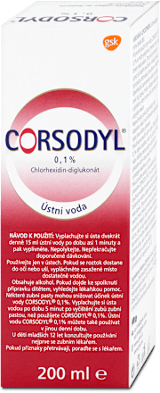 Ústna voda CORSODYL