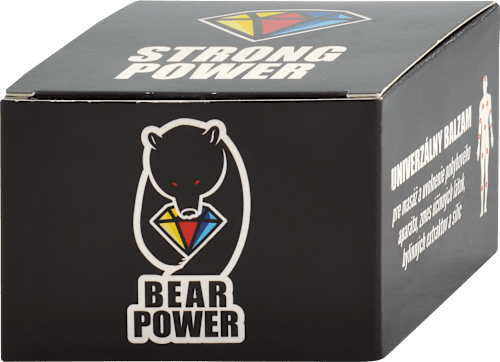 Univerzálny masážny balzam Bear Power  Strong Power