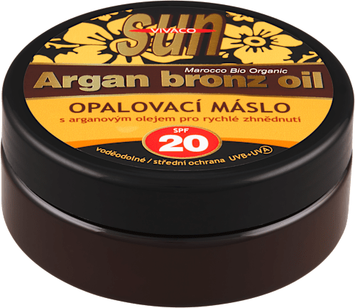 Sun opalovací máslo s arganovým olejem SPF20 VIVACO