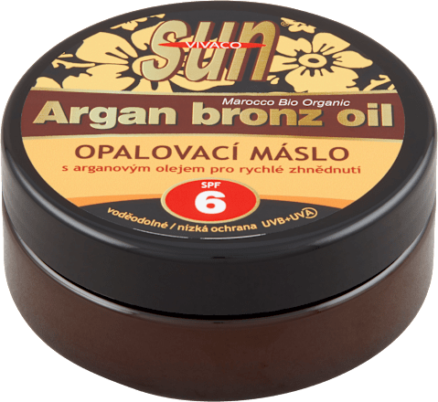 Sun opalovací máslo s arganovým olejem SPF6 VIVACO