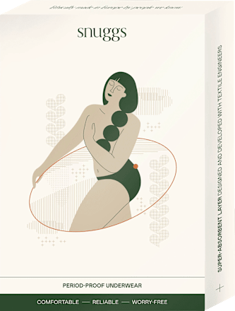 Periodenunterwäsche Nachtmodell schwarz, Gr. L snuggs