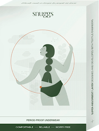 Periodenunterwäsche Nachtmodell schwarz, Gr. L snuggs