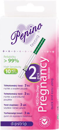 Tehotenský test dipstrip Pepino