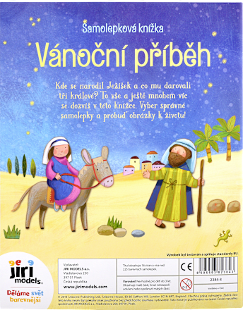 samolepková knížka Vánoční příběh JIRI MODELS