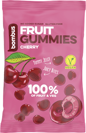 Ovocné kúsky Fruit Gummies Cherry bombus