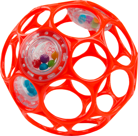 Rattle hračka 0m+, orange Oball