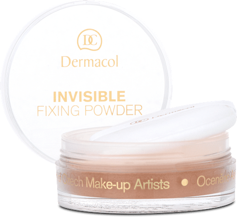 transparentní fixační pudr Natural  Dermacol