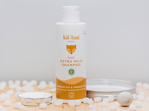 baby šampon s probiotiky a prebiotiky kii-baa organic