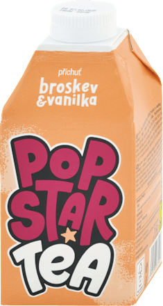 Ľadový čaj broskyňa & vanilka POPSTAR Tea