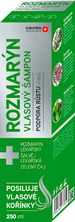 ROZMARÝN šampon na vlasy podpora růstu vlasů cemio