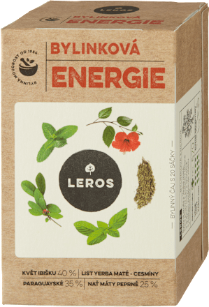 bylinný čaj Bylinková energie 20x2 g Leros