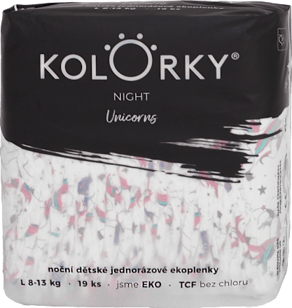 pleny NIGHT, velikost L, motiv Jednorožci KOLORKY