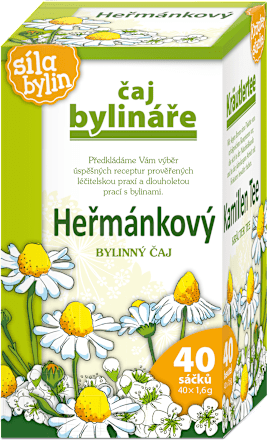 čaj Heřmánkový Síla bylin 40 x 1,6g Čaj Bylináře