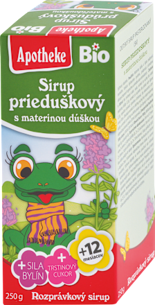 Detský prieduškový sirup s materinou dúškou Apotheke