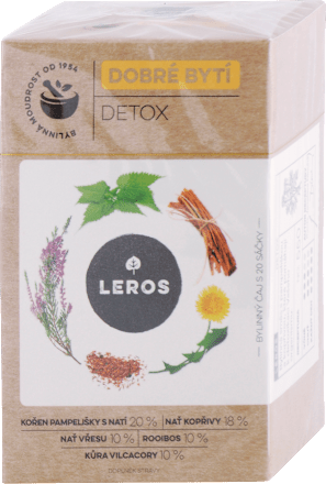 Bylinný čaj Bylinkový Detox  Leros