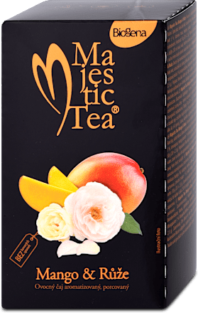 Majestic Tea ovocný čaj mango & růže Biogena