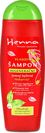šampon na vlasy regenerační bylinný Henna