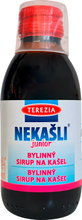 NEKAŠLI bylinný sirup na kašel Junior TEREZIA