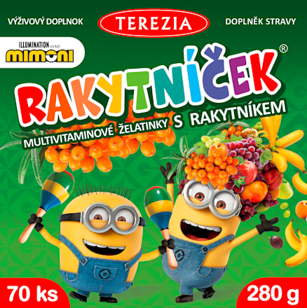 multivitaminové želatinky s rakytníkem MIMONI TEREZIA