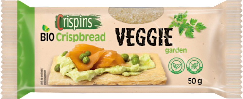 bio křehký plátek Veggie garden Crispins