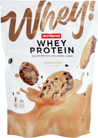 Proteínový nápoj v prášku Whey Protein príchuť Cookies Nutrend