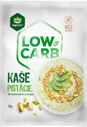 Low Carb pistáciová kaše se sladidlem xylitolem Topnatur