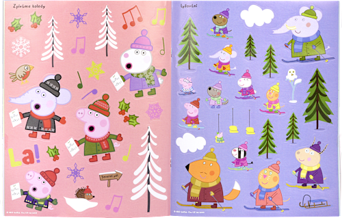 samolepková knížka Peppa Pig JIRI MODELS