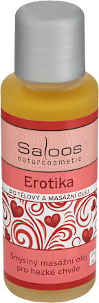 bio masážní olej Erotika Saloos