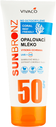 Sunbronz opalovací mléko OF50 VIVACO
