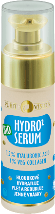 Pleťové sérum Hydro2 1,5 % Hyaluronic Acid, 1 % Veg Collagen Purity Vision