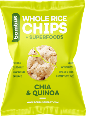 rýžové chipsy Chia & Guinoa bombus