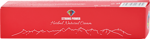 Masážny krém Herbal Natural Strong Power