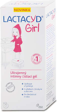 Ultrajemný intímny čistiaci gél Girl LACTACYD