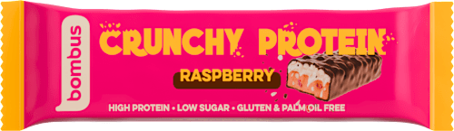 Tyčinka Crunchy Protein Raspberry bombus