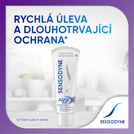 zubní pasta Rapid Sensodyne