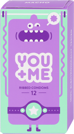 Prezervativi Ribbed  you&me