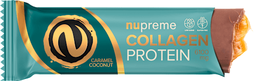 proteinová tyčinka, kokos, karamel & kolagen nupreme